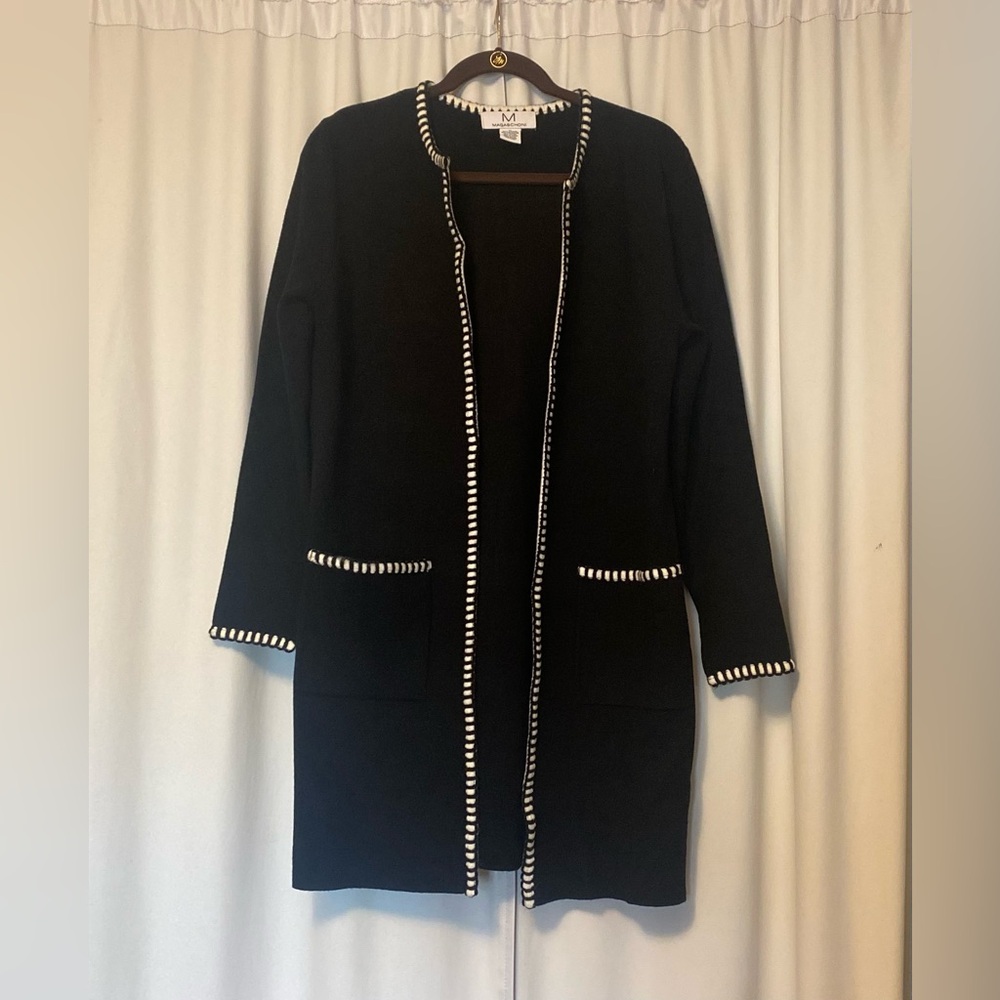 Magaschoni Black Viscose Blend Top